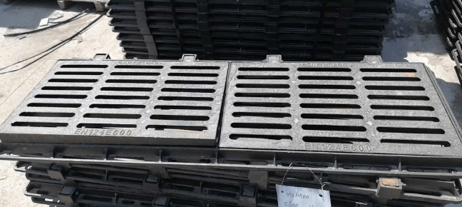 信宜球墨铸铁连体双篦展示